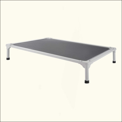 Elevated Dog Bed For Large Dogs Portable Raised Dog Cot With Teslin Mesh L