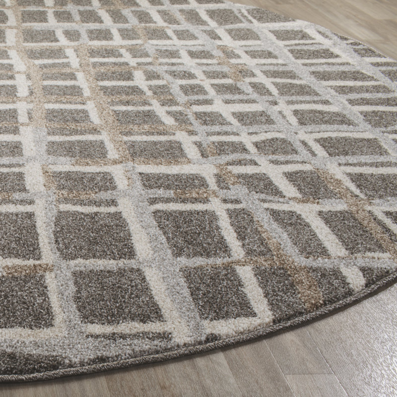 Seto Performance Abstract Rug, Round 7'