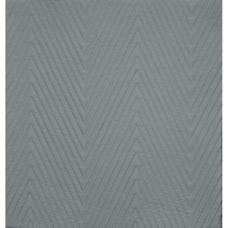 Letizia Sateen Coverlet, King Coverlet, Wilton Blue