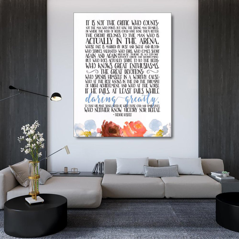 The Man in the Arena, 46" H x 36" W