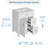 Bathroom Vanity With Ceramic Sink, 24-Inch