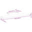 Tablette flottante vidaXL Placage de chêne Bois d'ingénierie avec placage de chêne et métal-1063374101