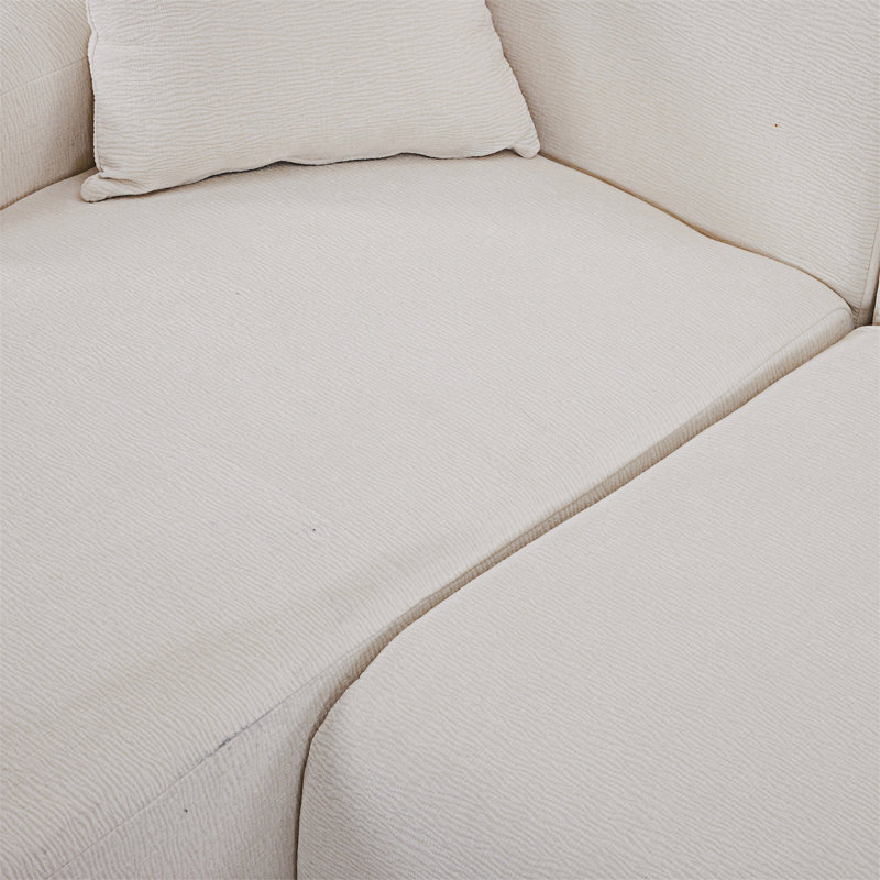 L-Shape Modular Sectional Sofa, Beige