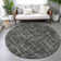 Machine Washable Indoor/Outdoor Bernadette ACN2130 Striped Rug