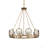 MarjieScope 10 - Light Dimmable Wagon Wheel Chandelier