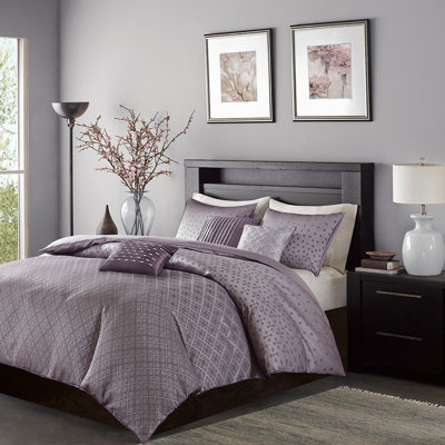 Ensemble de housse de couette en jacquard Grquie Mills Pasquale Ombre