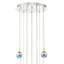 Erline 12 - Light Chrome LED Cluster Pendant