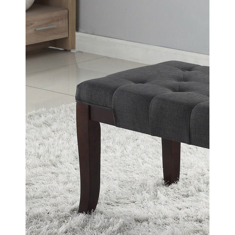 Banc capitonné Linon, tissu
