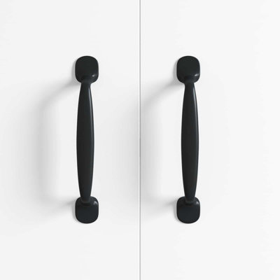 Vidaxl Furniture Handle Black Aluminium Cabinet Hardware Drawer Pull Door Home
