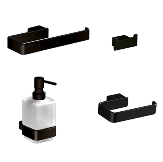 Leverette 4 - Piece Bathroom Hardware Set