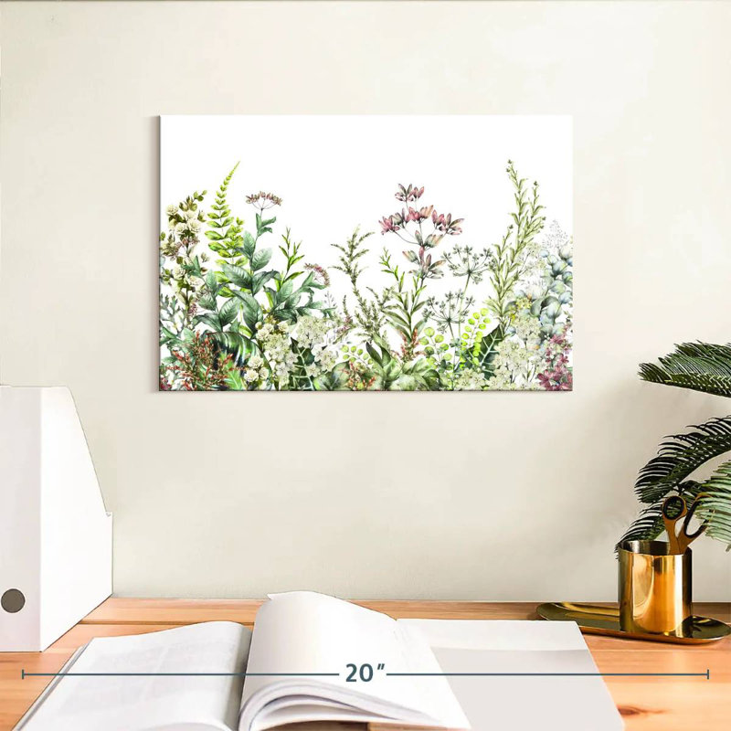 Harnek Herbs And Wild Flowers, 8" H x 12" W