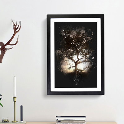 'Leopard Siesta' - Picture Frame Graphic Art Print