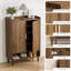 Armoire de rangement pour chaussures moderne avec 6 tablettes réglables, organisateur de chaussures compact pour 24 entrées et couloirs-51691794