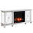 Katrien 58'' W Mirror/Silver Electric Fireplace
