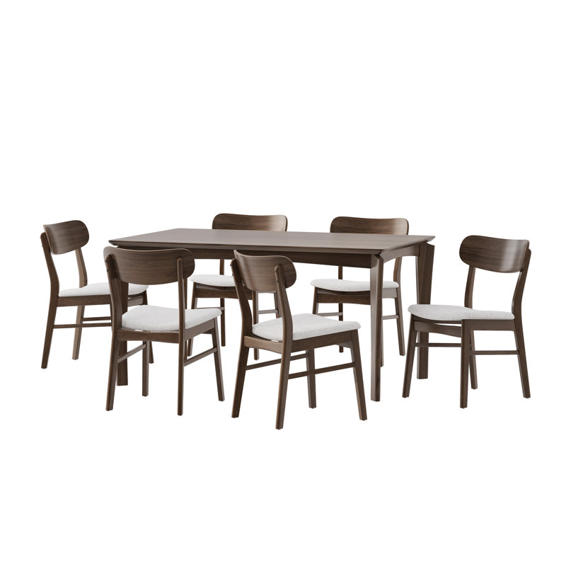 George Oliver Jeffie 7 - Piece Dining Set | Wayfair