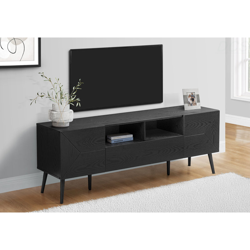 Meuble télé, console, meuble multimédia, tiroir de rangement, stratifié, moderne, meuble télé