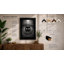Hypnotic Cat Geometric - Framed Print-587046834-587046832