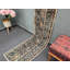 Tapis de couloir élégant en laine, patchwork beige 20,9 x 109,1 pouces
