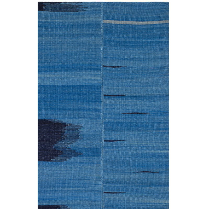 Kinloch Hand Woven Wool Abstract Rug, Rectangle 8' x 10'