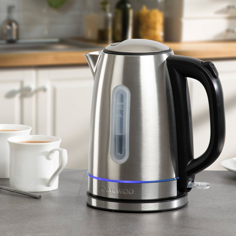 Daewoo 1.7L Stainless Steel Electric Tea Kettle