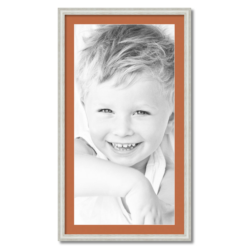 Wood Picture Frame, Red Orange