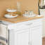 Penn Solid Wood Top Kitchen Cart