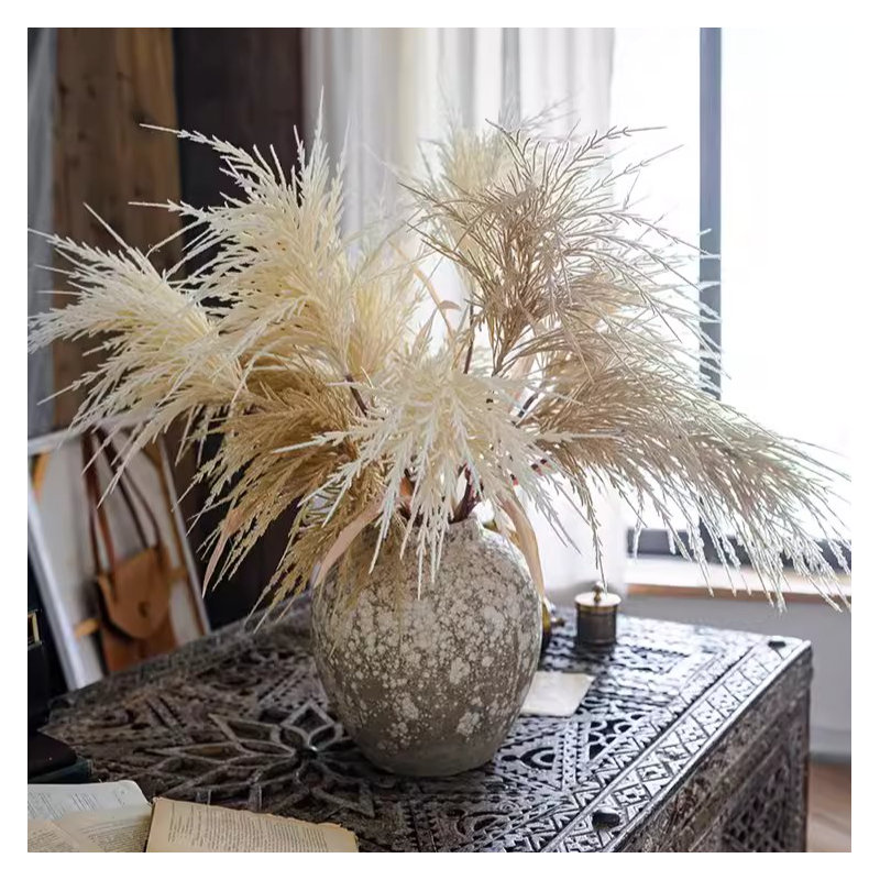 Fausse plante 38,9 po, 3, Blanc
