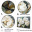 «Cubist Hydrangea L'interpretation» - art mural hortensia-44609393-44609405