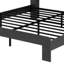 Structure de lit plateforme avec tête de lit à DEL avec rangement et 2 USB, grand rangement sous le lit-1822128128-1822128142
