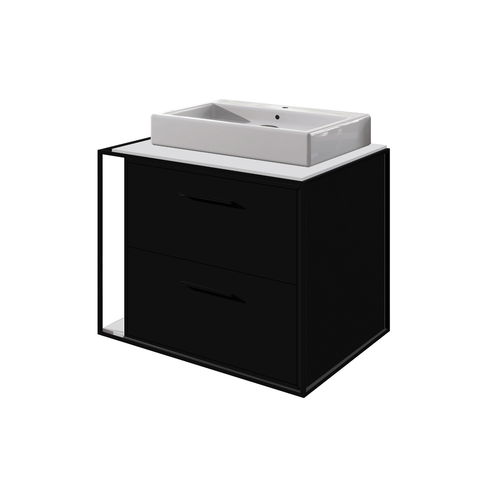 Linea 24'' Single Bathroom Vanity, Brass, Single-Hole, Azure