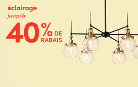 éclairage en solde