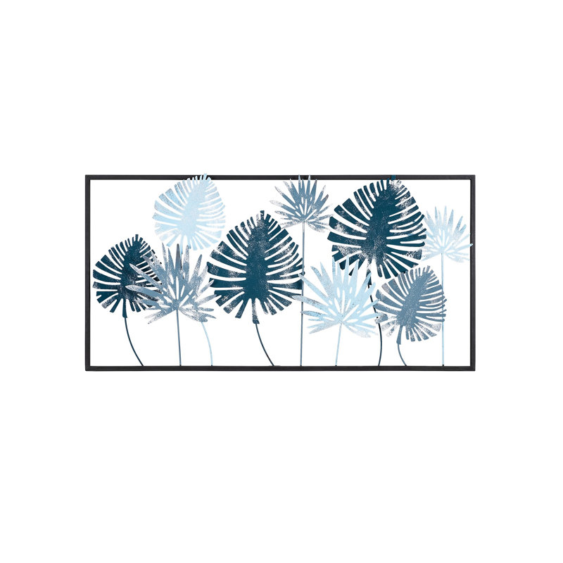 Hand-Painted Decorative Metal Wall Accessory, 16.1 x 31.9 x 2.0 inches | 100% Metal Construction, Lightweight at 3.2 lbs | Unique Art Piece for Home or Office Decor, Adds Style and Elegance to Any Space