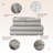 Whisper Organic 100% Organic Cotton Sheets King Size - Gots Certified Organic Bed Sheets With Deep Pocket & Breathable And Cozy Sateen Weave Gets Softer With Each Wash - Luxury 3 Piece Set (King Dark Grey)-117532783-117278030