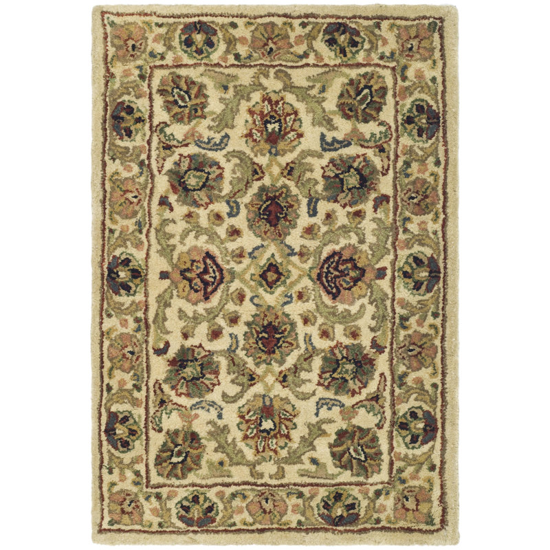 Hand Tufted Wool Oriental Rug, Rectangle 2' x 3'