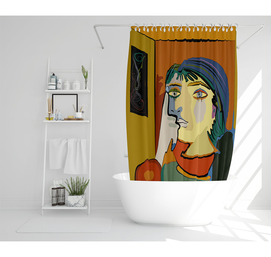 13 Piece Elitha Polyester Shower Curtain Set