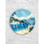 Horloge murale en verre trempé Coastal Beach-1852023108-1852023133