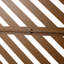 Panneaux de clôture 76 "H48" l 76 "- métal, brun pour les espaces extérieurs et intérieurs terrasse, patio, balcon, pelouse, jardin Ps113-131140612-131140617