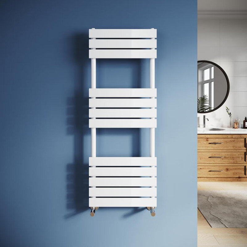 Carise 12 Wall Towel Rack, White