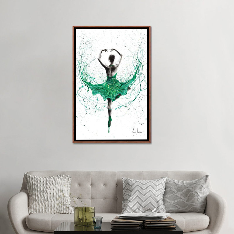 «Emerald City Dancer» par Ashvin Harrison - reproduction, H 48 po x l 32 po x P 1,5 po, Aucun mat
