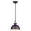 Luminaire suspendu en forme de dôme à 1 lumière Almeeta-30842035-30842033