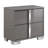 Carson Light Taupe 2 Drawers 23.5In. W Nightstand-670926249