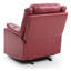 Fauteuil inclinable Ward, rouge-765201372