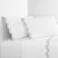 Arli Double Scalloped 300 Thread Count 100% Cotton Percale Sheet Set-32911212-32911218