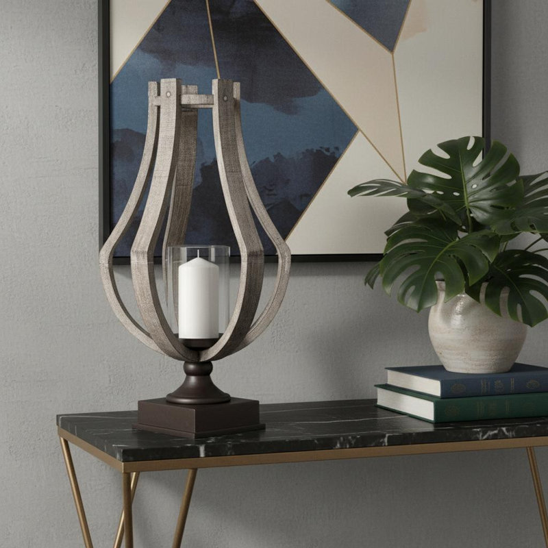 Porte-bougie de table 25 po