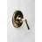 Kingston Brass Single-Handle Wall Mount Three-Way Diverter Valve with Trim Kit-39249438