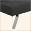 Structure en bois, pieds en acier inoxydable, futon, canapé-1712404478