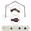 Tringle à rideaux simple réglable 0,81 po Aylin-1410936863-1349165465