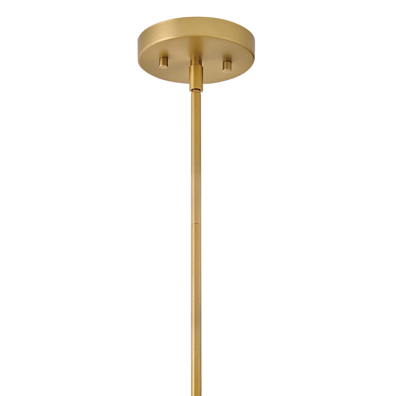 Petit luminaire suspendu moderne avec détails perforés Casey, Doré, Doré