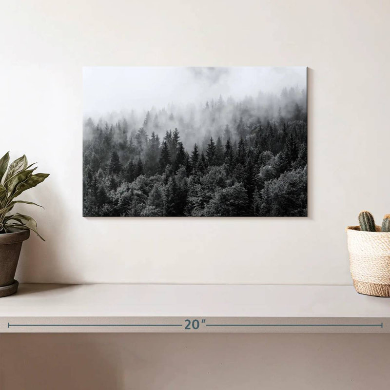 Forêt de pins brumeux Alvord, H 8 po x l 12 po
