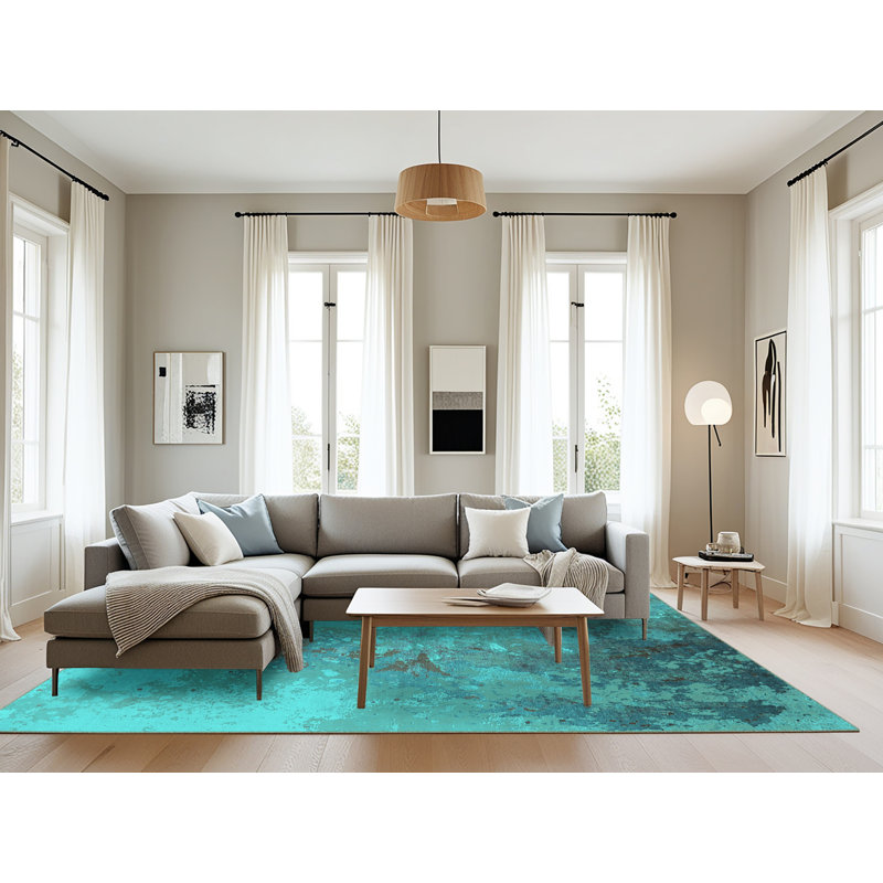 Abstract Indoor Rug, Rectangle 8' x 10'